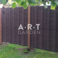 Promos Vert Espace Magasin -Promos Vert Espace Magasin cloture double tressage composite fibre arrondie special bord de mer 1