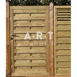 Portillon En Pin Rouge Du Nord Horizon