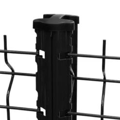 Poteau à Encoches GIGA - 80x60 Mm - Pour Panneaux GIGA - Capuchon Non Compris