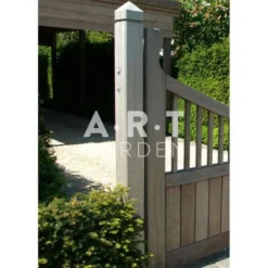 Poteau Bois Exotique Carré 9x9 Cm Pointe De Diamant Collstrop Exo -Promos Vert Espace Magasin poteau bois exotique carre 9x9 cm pointe de diamant collstrop exo 2