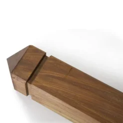 Poteau Bois Exotique Carré 9x9 Cm Pointe De Diamant Collstrop Exo -Promos Vert Espace Magasin poteau bois exotique carre 9x9 cm pointe de diamant collstrop exo 3